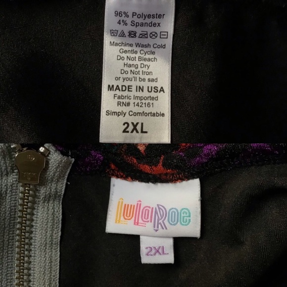 LuLaRoe AMELIA Dress Full Skirt With Pockets NWOT 2XL - Picture 5 of 5